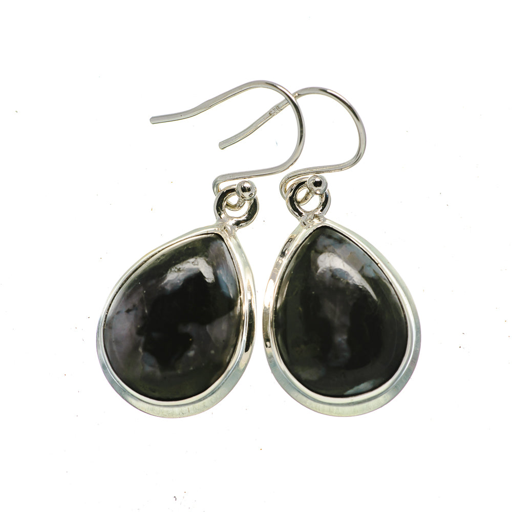 Gabbro Stone Earrings handcrafted by Ana Silver Co - EARR392714