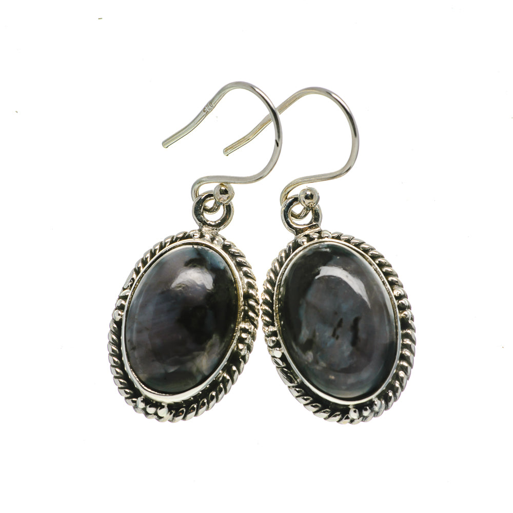 Gabbro Stone Earrings handcrafted by Ana Silver Co - EARR393466