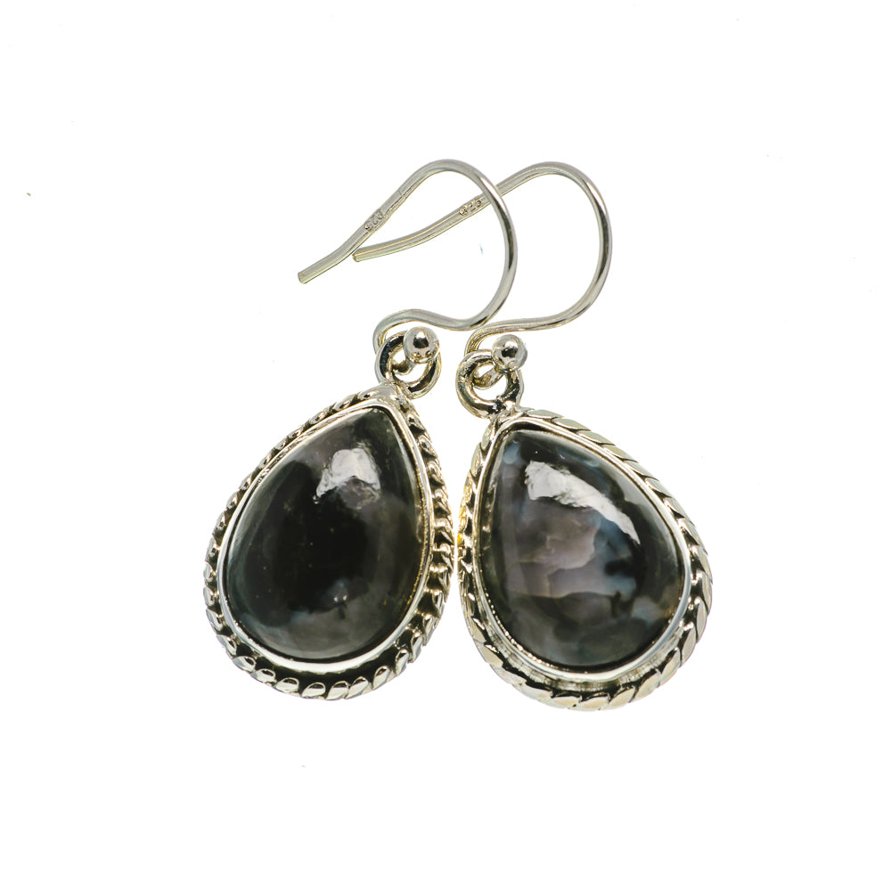 Gabbro Stone Earrings handcrafted by Ana Silver Co - EARR393567