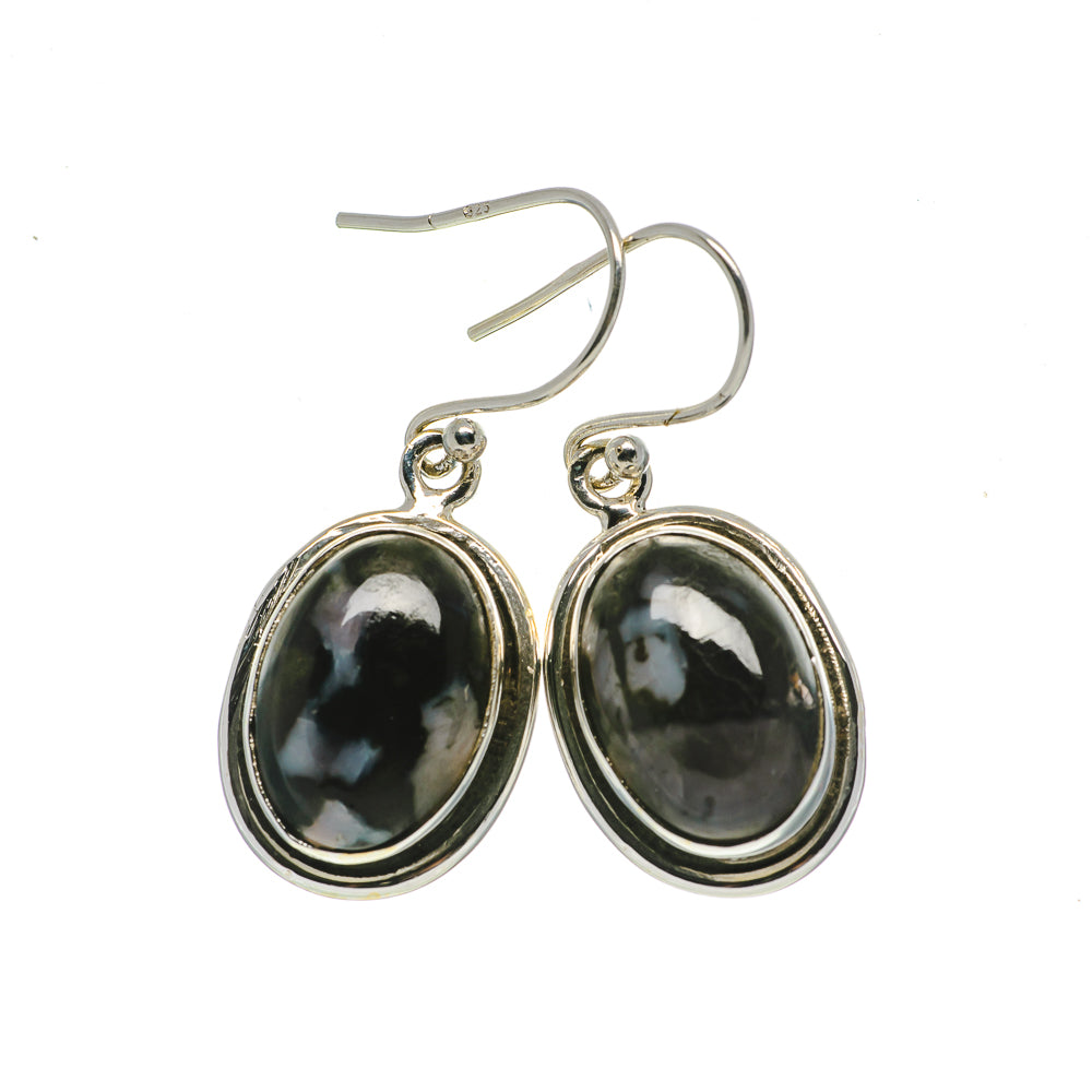 Gabbro Stone Earrings handcrafted by Ana Silver Co - EARR393590