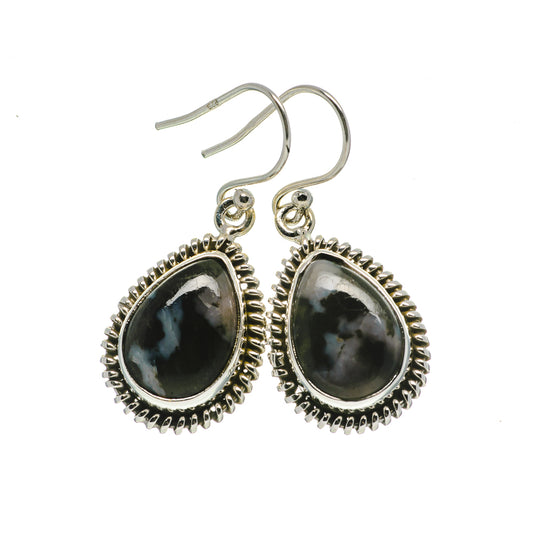 Gabbro Stone Earrings handcrafted by Ana Silver Co - EARR393620