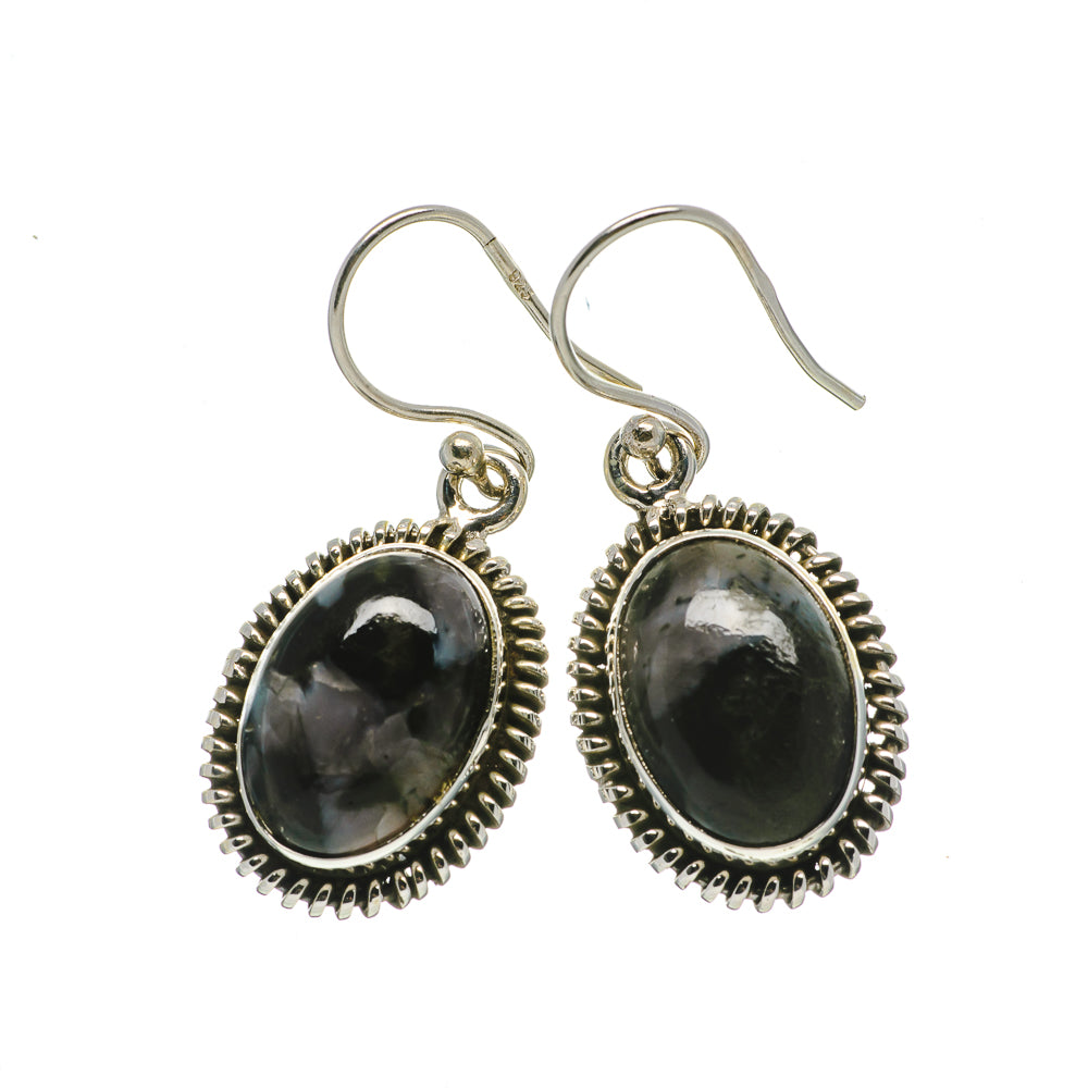 Gabbro Stone Earrings handcrafted by Ana Silver Co - EARR393650
