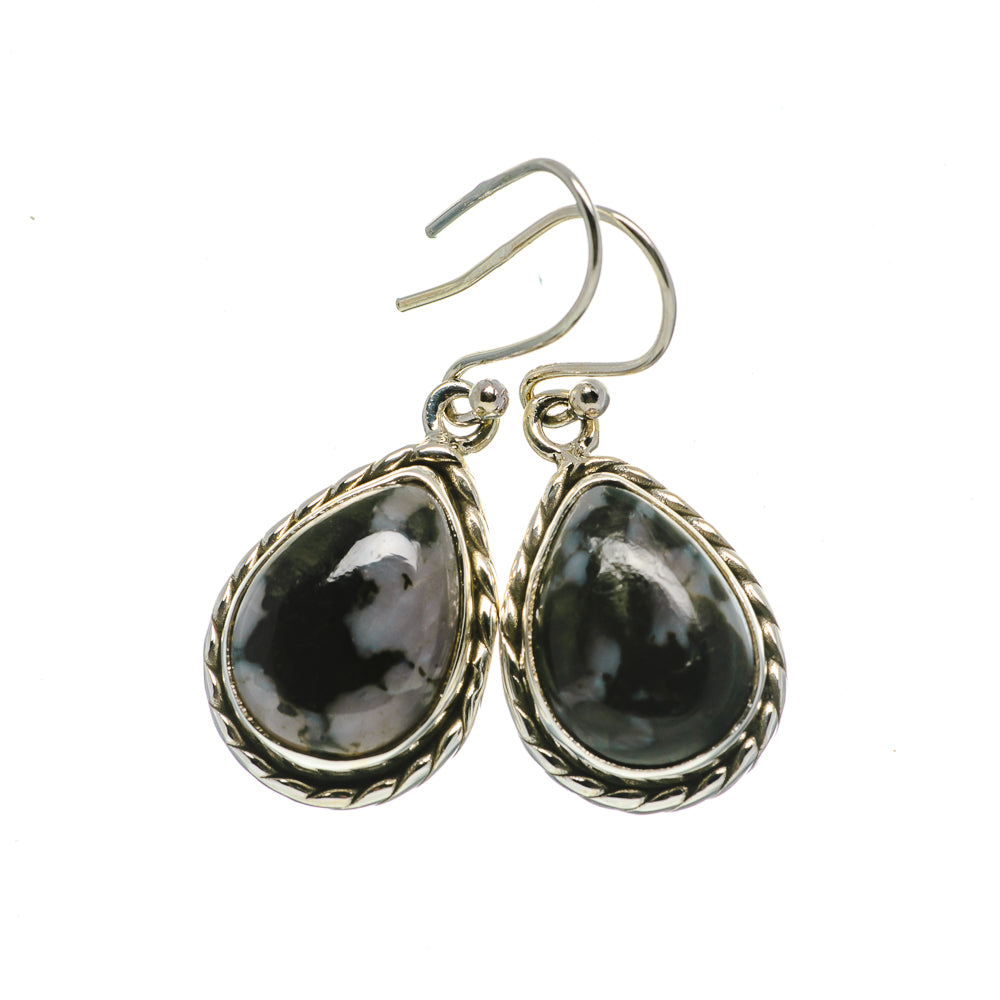 Gabbro Stone Earrings handcrafted by Ana Silver Co - EARR393658