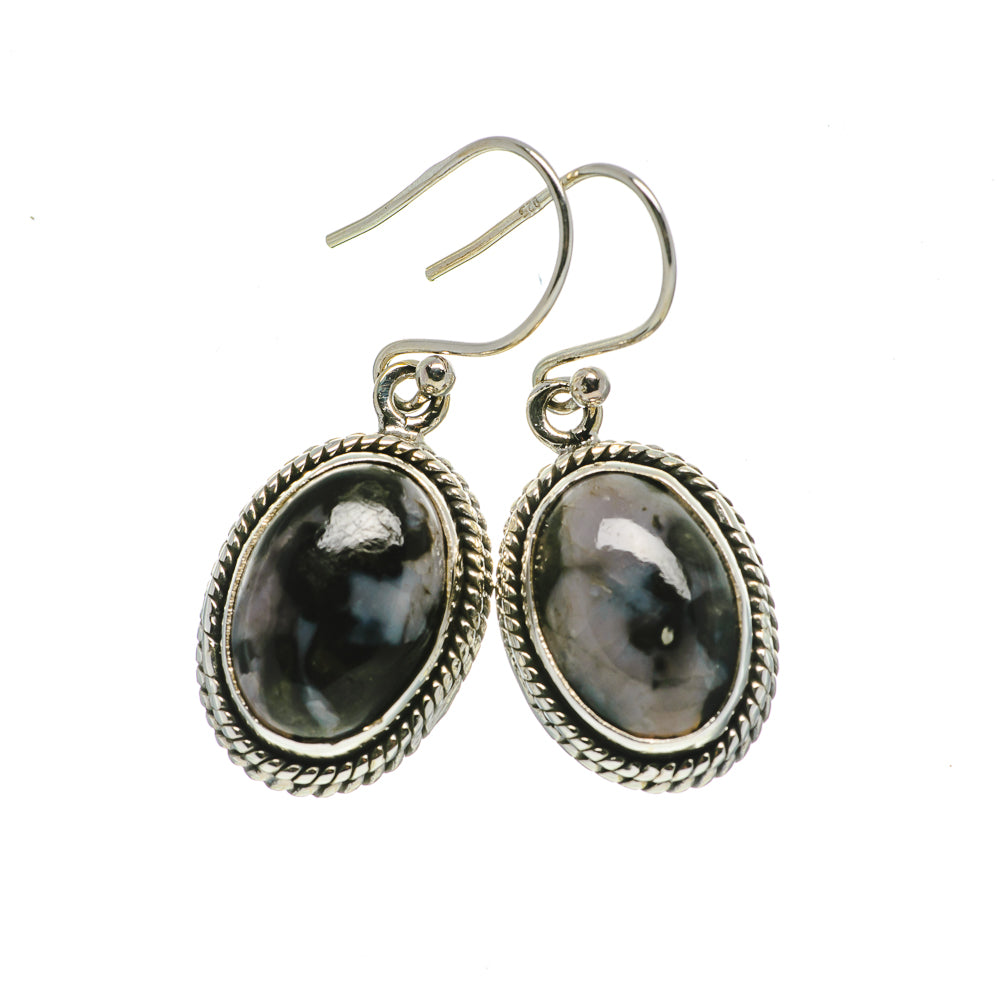 Gabbro Stone Earrings handcrafted by Ana Silver Co - EARR393739