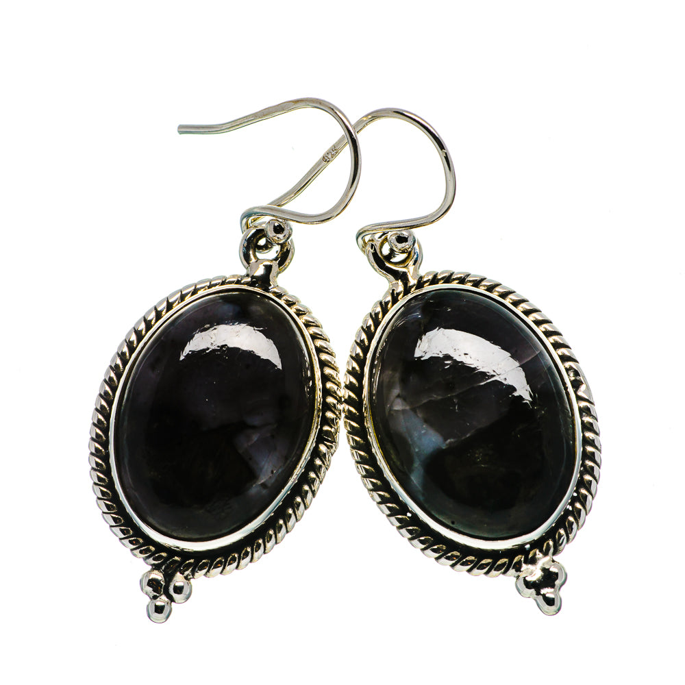 Gabbro Stone Earrings handcrafted by Ana Silver Co - EARR395796