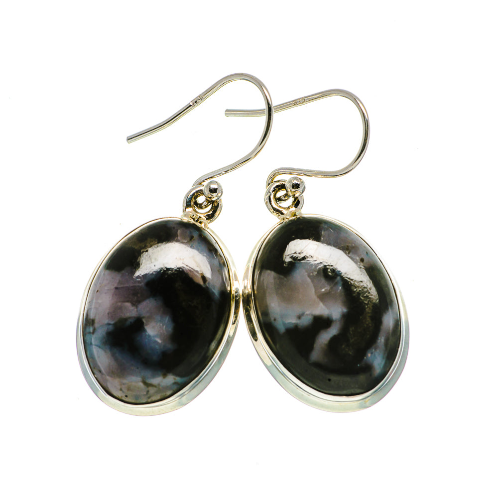 Gabbro Stone Earrings handcrafted by Ana Silver Co - EARR396903
