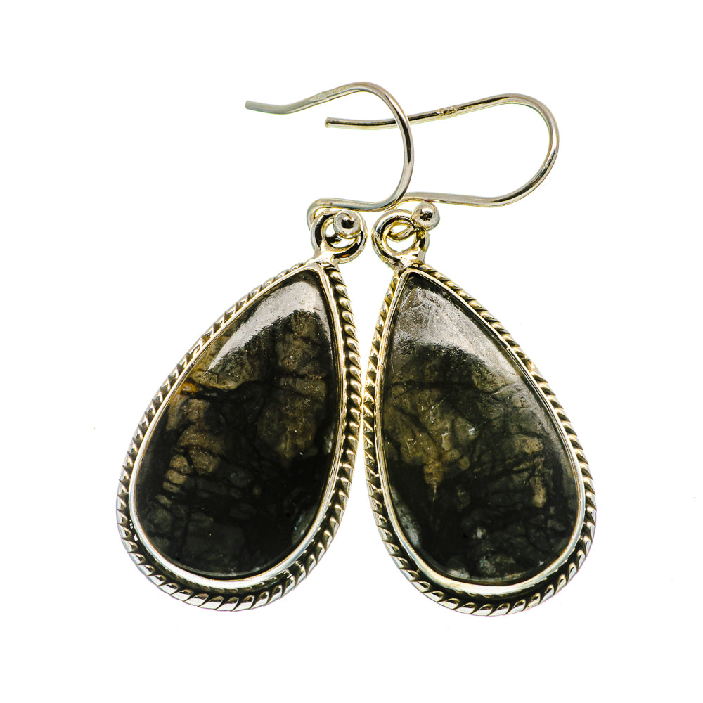 Picasso Jasper Earrings handcrafted by Ana Silver Co - EARR397552