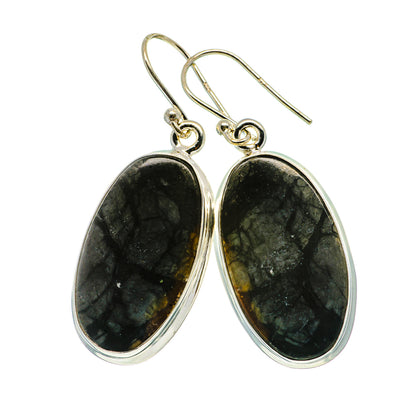 Picasso Jasper Earrings handcrafted by Ana Silver Co - EARR397674