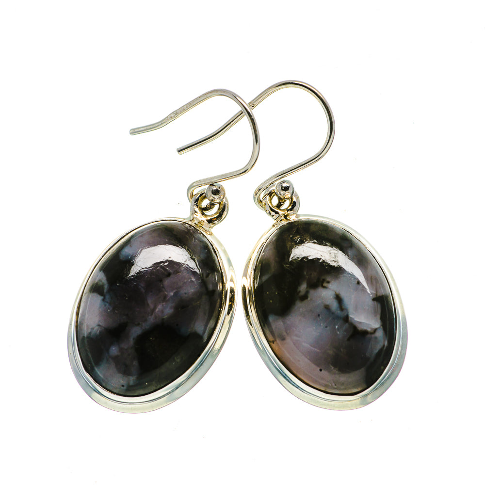 Gabbro Stone Earrings handcrafted by Ana Silver Co - EARR399248