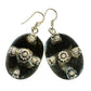 Floral Pattern Earrings handcrafted by Ana Silver Co - EARR400376