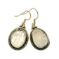 Rainbow Moonstone Earrings handcrafted by Ana Silver Co - EARR402023