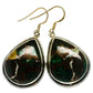 Chrysocolla Earrings handcrafted by Ana Silver Co - EARR402226