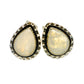 Rainbow Moonstone Earrings handcrafted by Ana Silver Co - EARR402441