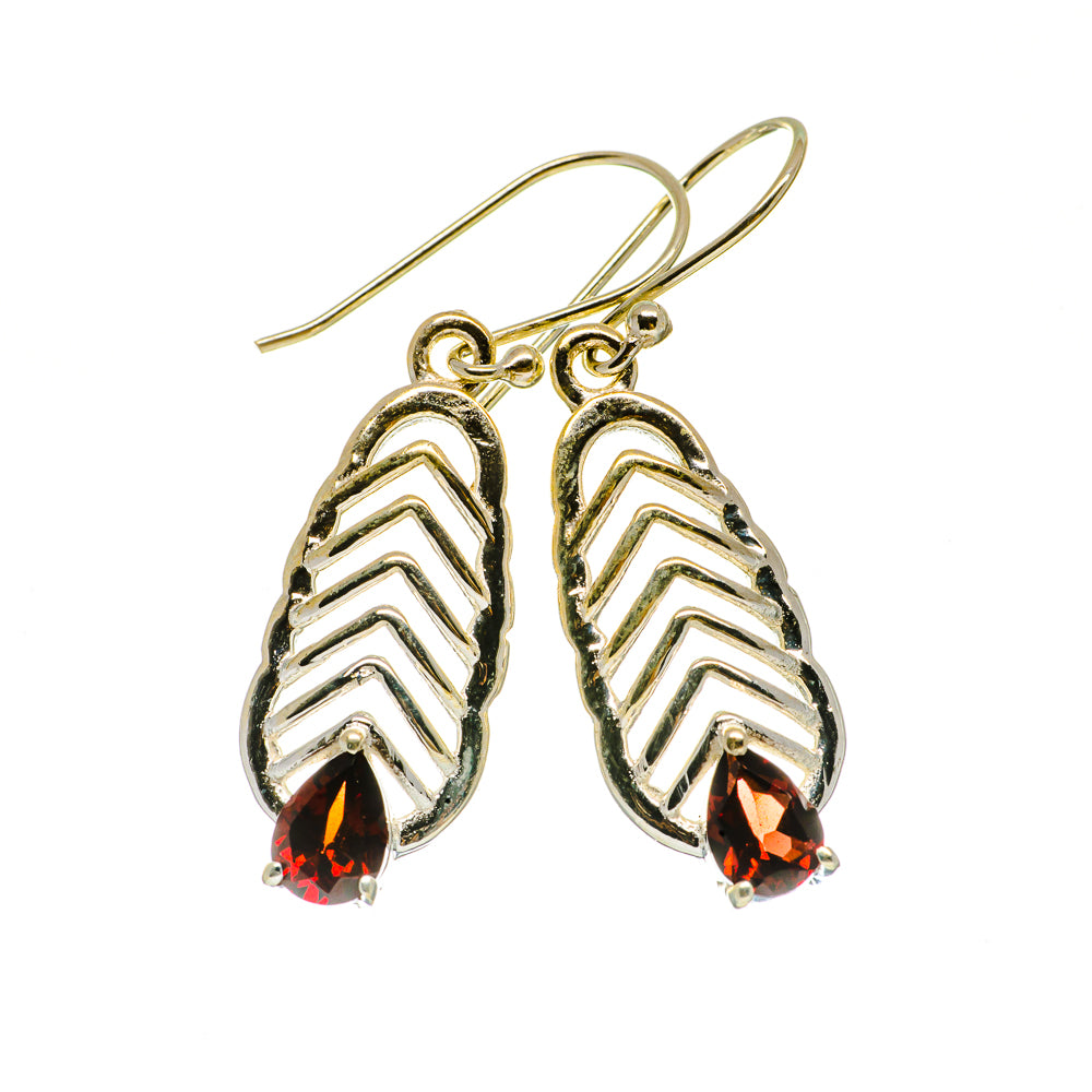 Garnet Earrings handcrafted by Ana Silver Co - EARR403439