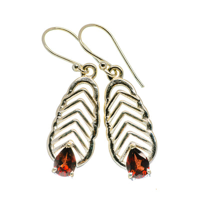 Garnet Earrings handcrafted by Ana Silver Co - EARR403903