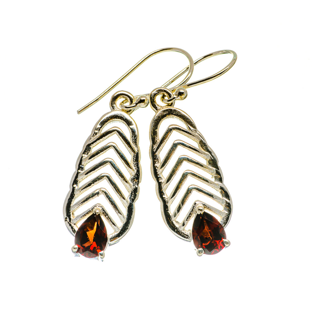 Garnet Earrings handcrafted by Ana Silver Co - EARR403940