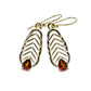 Garnet Earrings handcrafted by Ana Silver Co - EARR404382