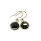 Black Onyx Earrings handcrafted by Ana Silver Co - EARR405515