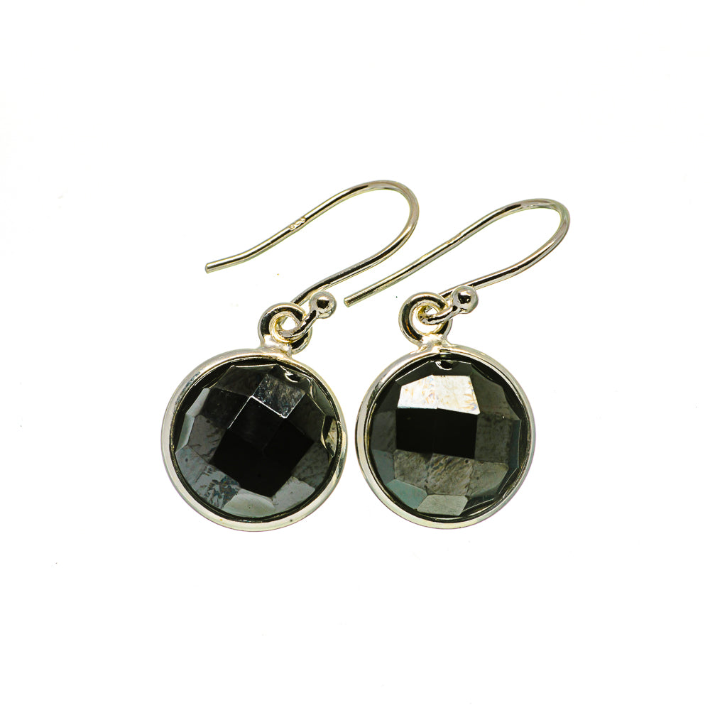 Black Onyx Earrings handcrafted by Ana Silver Co - EARR405660