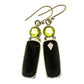 Black Onyx Earrings handcrafted by Ana Silver Co - EARR406075