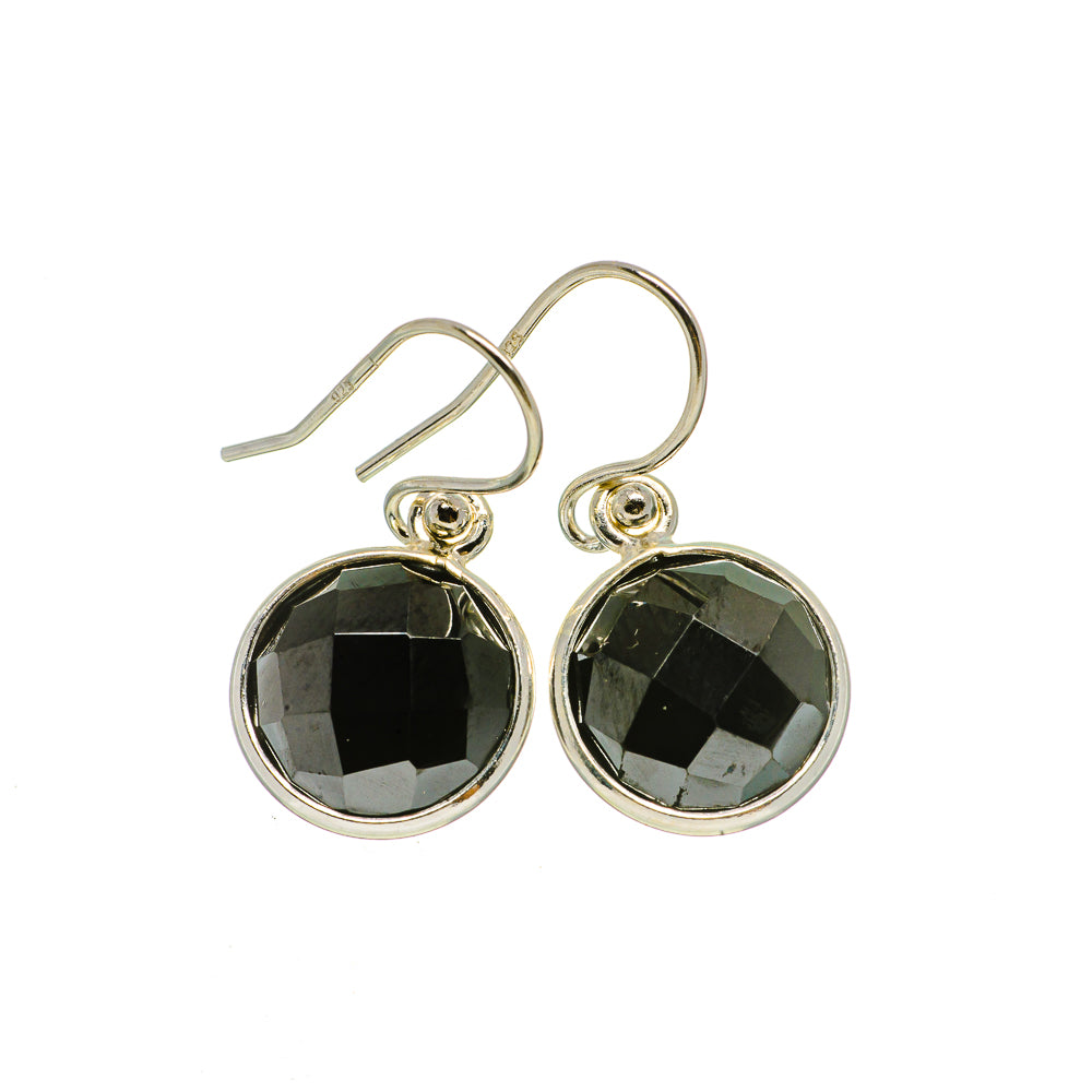 Black Onyx Earrings handcrafted by Ana Silver Co - EARR406099