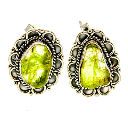 Peridot Earrings handcrafted by Ana Silver Co - EARR407657