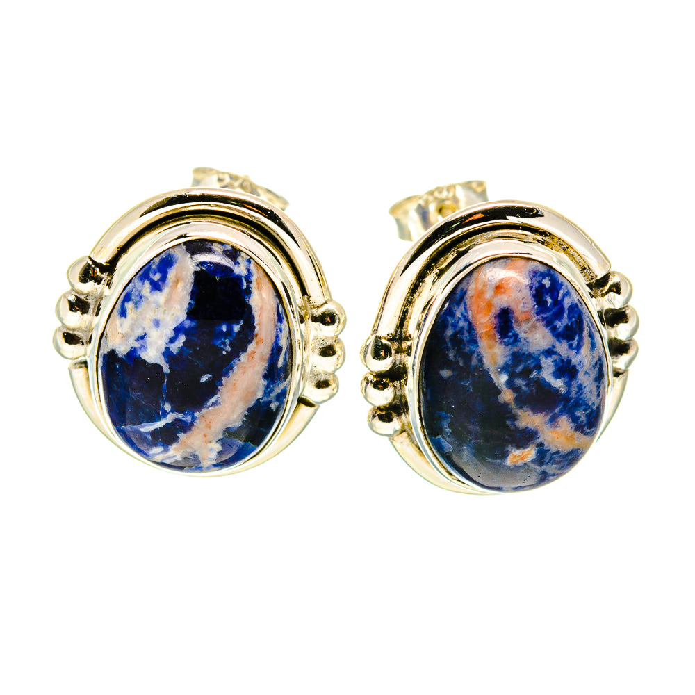 Sodalite Earrings handcrafted by Ana Silver Co - EARR408002