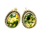 Green Moss Agate Earrings handcrafted by Ana Silver Co - EARR408501