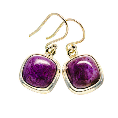 Charoite Earrings handcrafted by Ana Silver Co - EARR409264