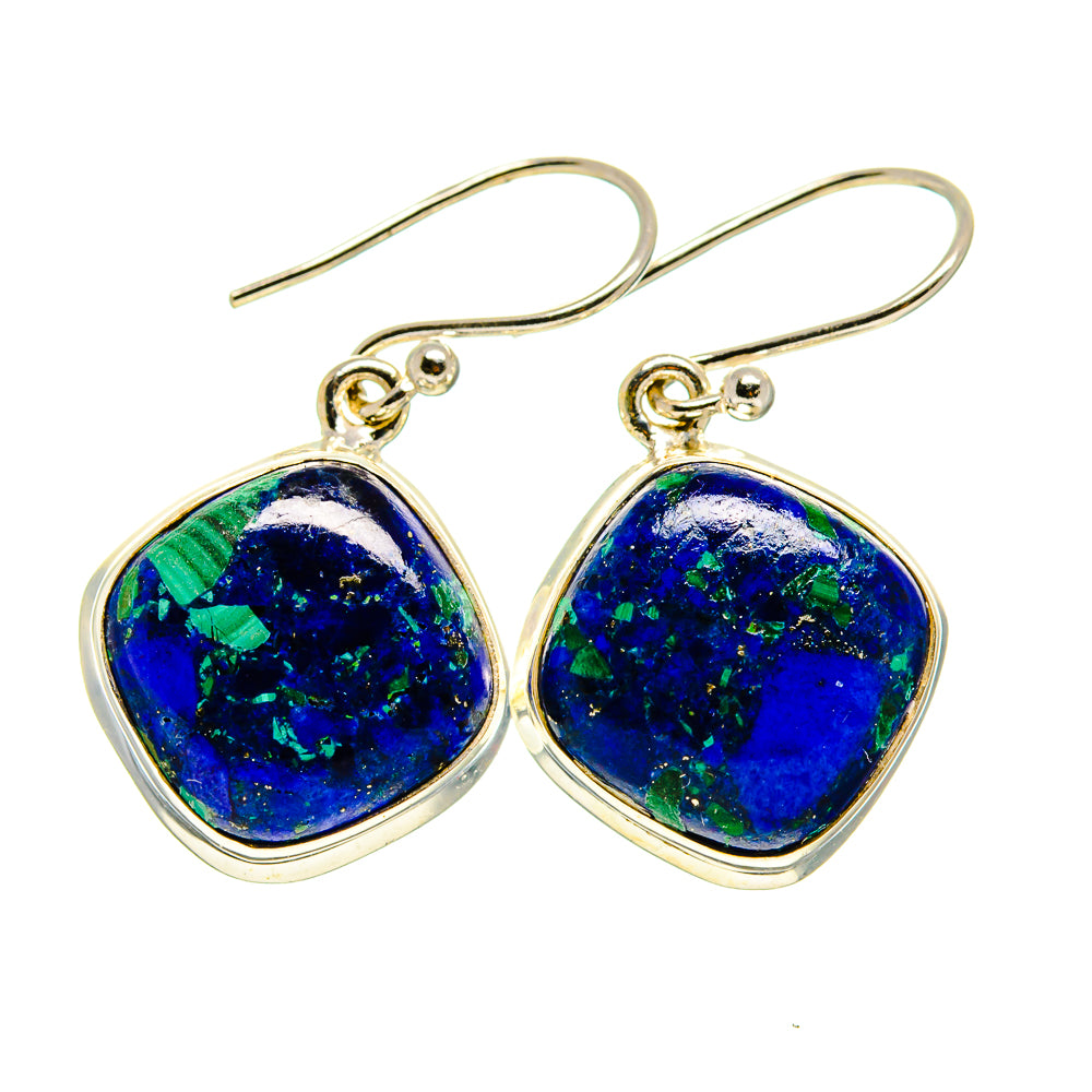 Azurite Earrings handcrafted by Ana Silver Co - EARR409361