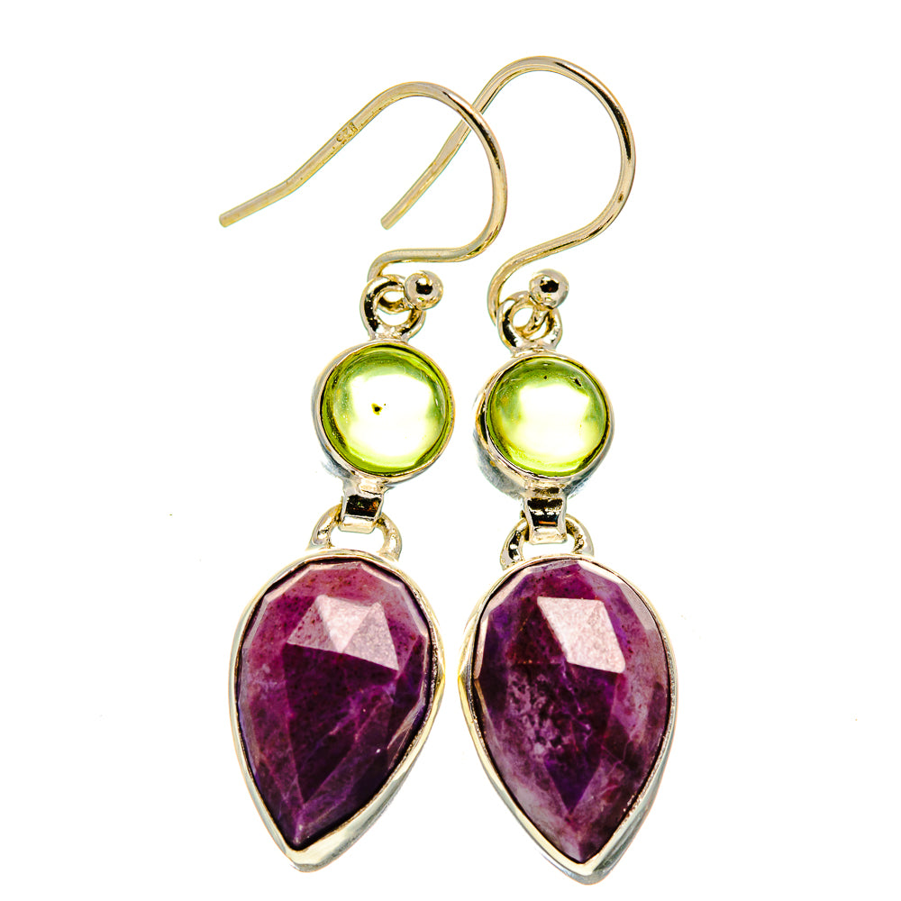 Charoite Earrings handcrafted by Ana Silver Co - EARR409406