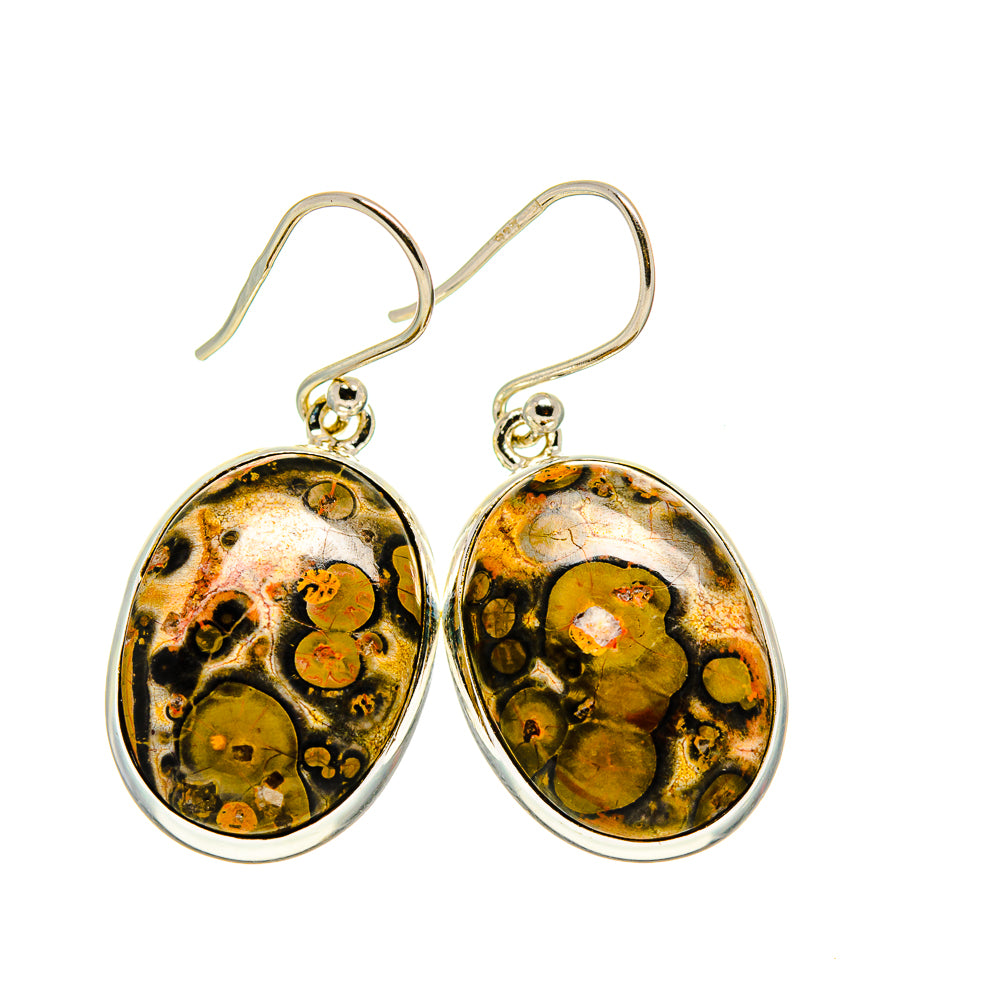 Poppy Jasper Earrings handcrafted by Ana Silver Co - EARR409572