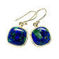 Azurite Earrings handcrafted by Ana Silver Co - EARR409715