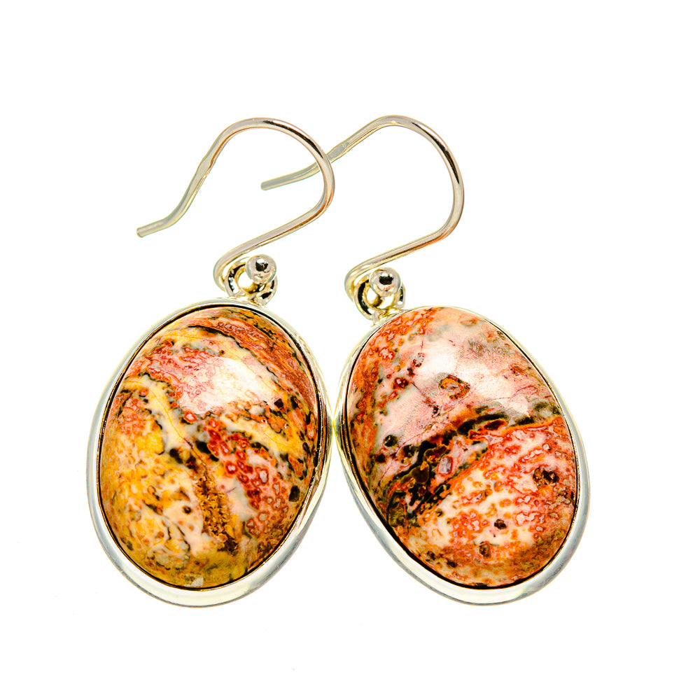 Poppy Jasper Earrings handcrafted by Ana Silver Co - EARR410302