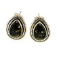 Golden Seraphinite Earrings handcrafted by Ana Silver Co - EARR410343