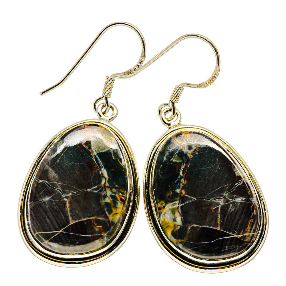 Pietersite Earrings handcrafted by Ana Silver Co - EARR410506