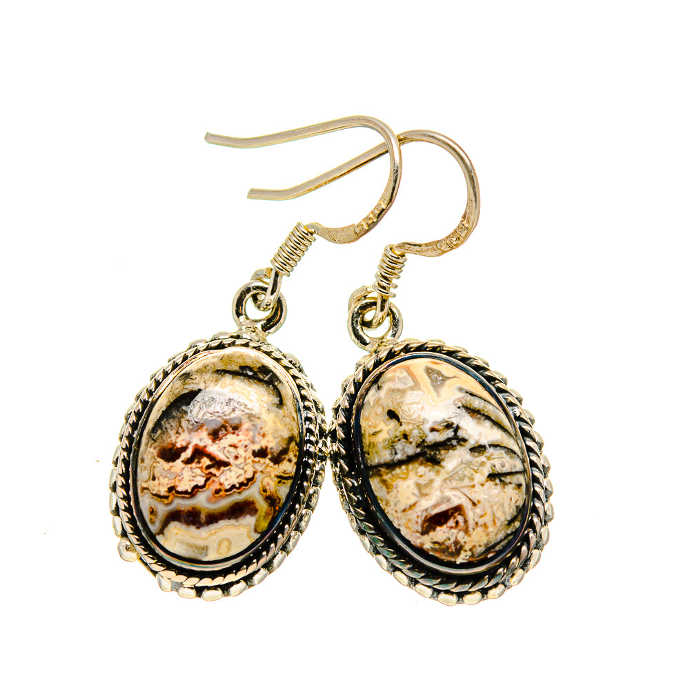 Ocean Jasper Earrings handcrafted by Ana Silver Co - EARR410565