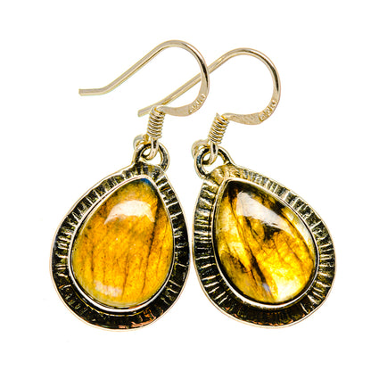Labradorite Earrings handcrafted by Ana Silver Co - EARR410651