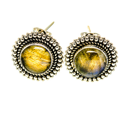 Labradorite Earrings handcrafted by Ana Silver Co - EARR410697
