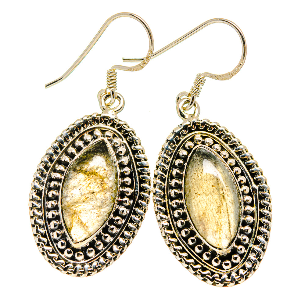 Labradorite Earrings handcrafted by Ana Silver Co - EARR410768