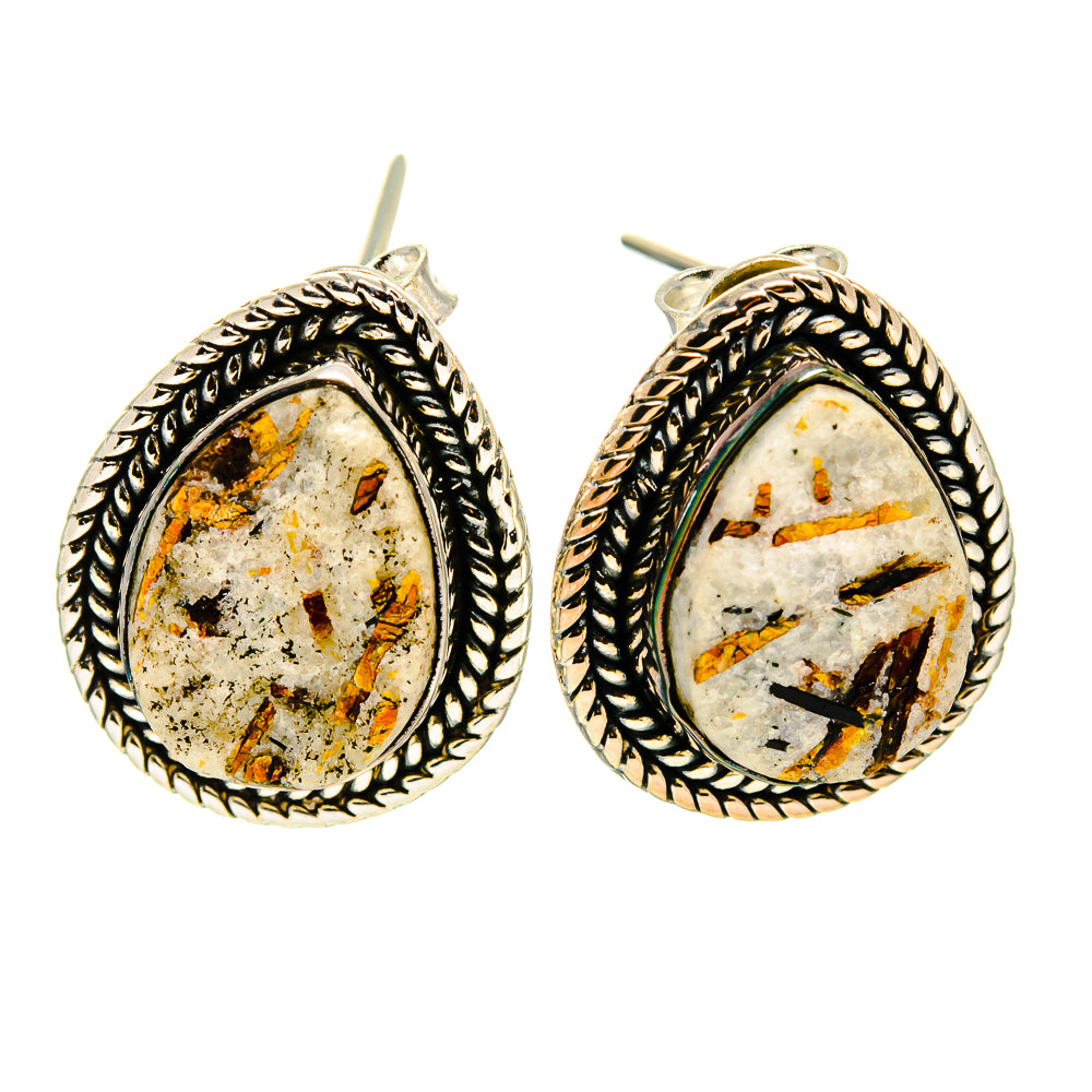 Astrophyllite Earrings handcrafted by Ana Silver Co - EARR410842