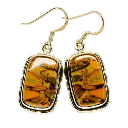Chert Breccia Earrings handcrafted by Ana Silver Co - EARR410847