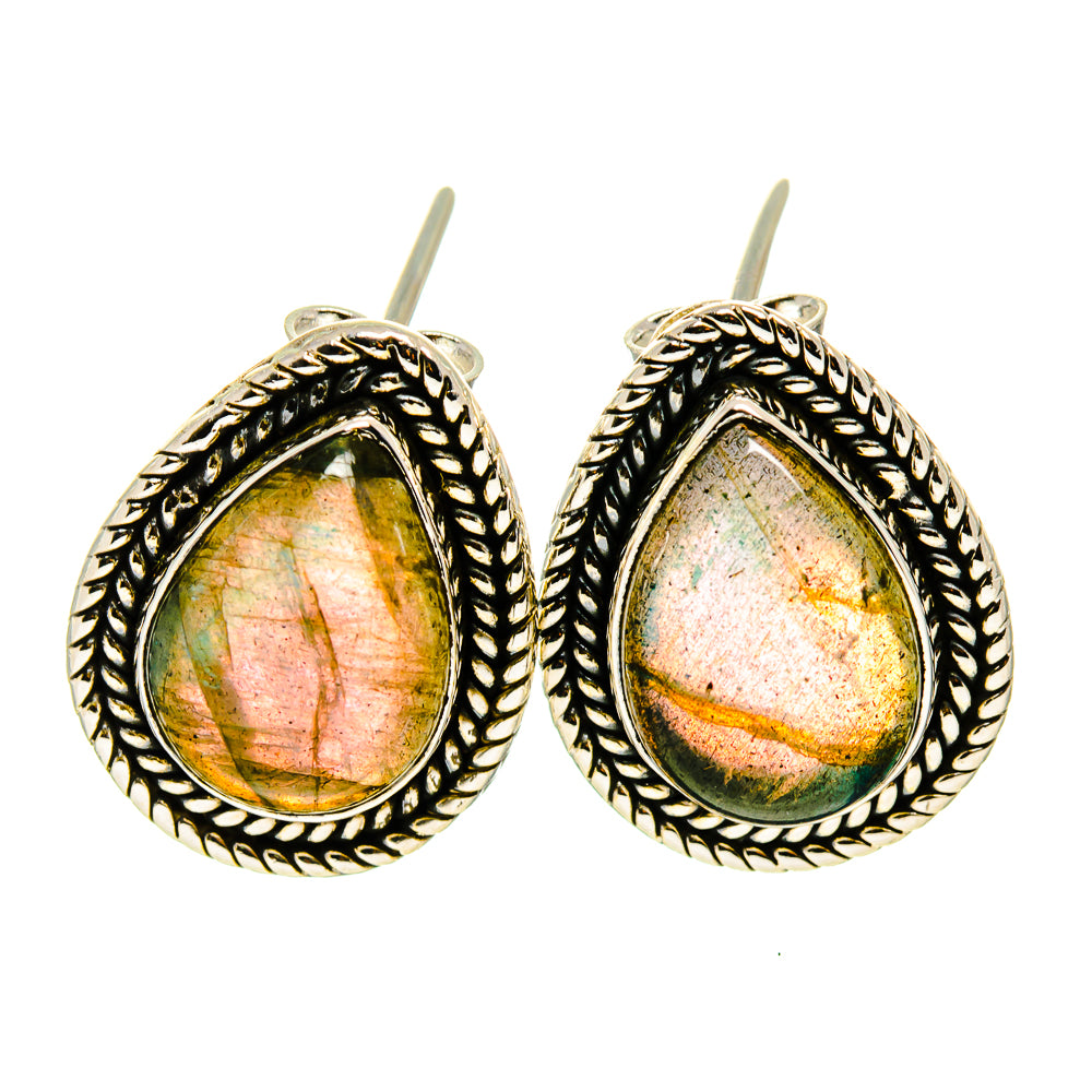 Labradorite Earrings handcrafted by Ana Silver Co - EARR410894