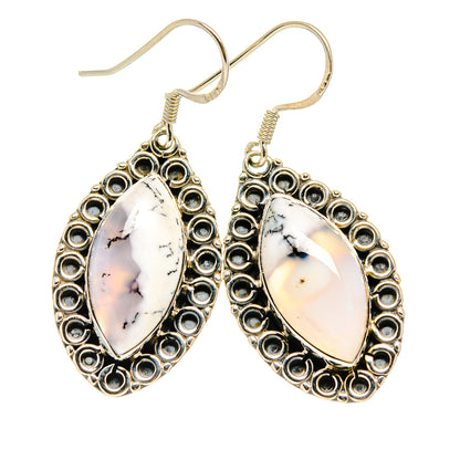 Dendritic Opal Earrings handcrafted by Ana Silver Co - EARR411115