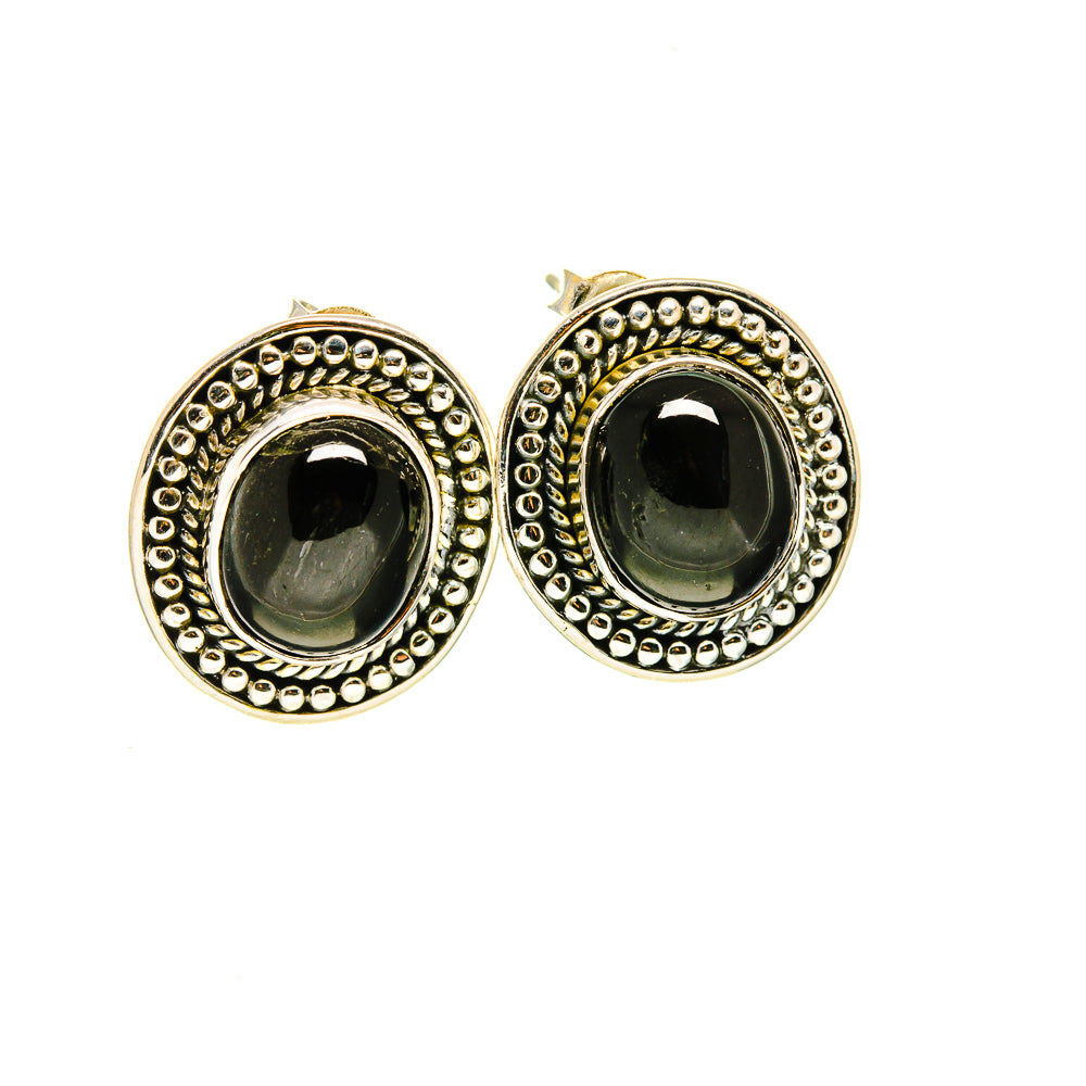 Star Diopside Earrings handcrafted by Ana Silver Co - EARR411236