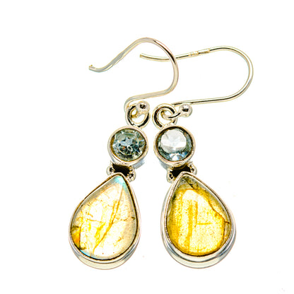 Labradorite Earrings handcrafted by Ana Silver Co - EARR411262