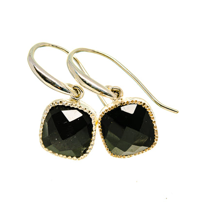 Black Onyx Earrings handcrafted by Ana Silver Co - EARR411322