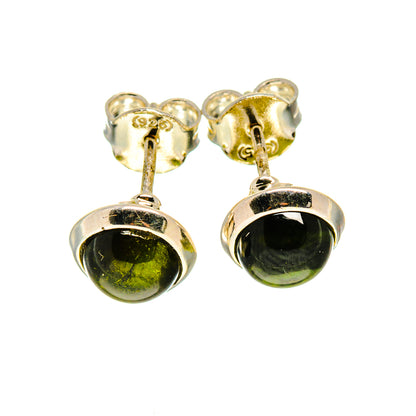 Green Tourmaline Earrings handcrafted by Ana Silver Co - EARR411340
