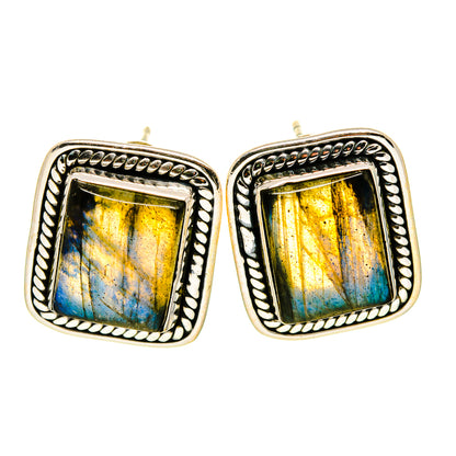 Labradorite Earrings handcrafted by Ana Silver Co - EARR411391