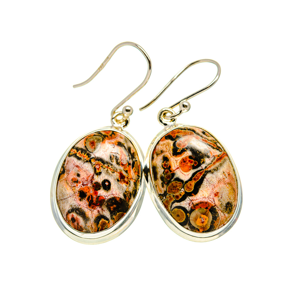 Poppy Jasper Earrings handcrafted by Ana Silver Co - EARR411573